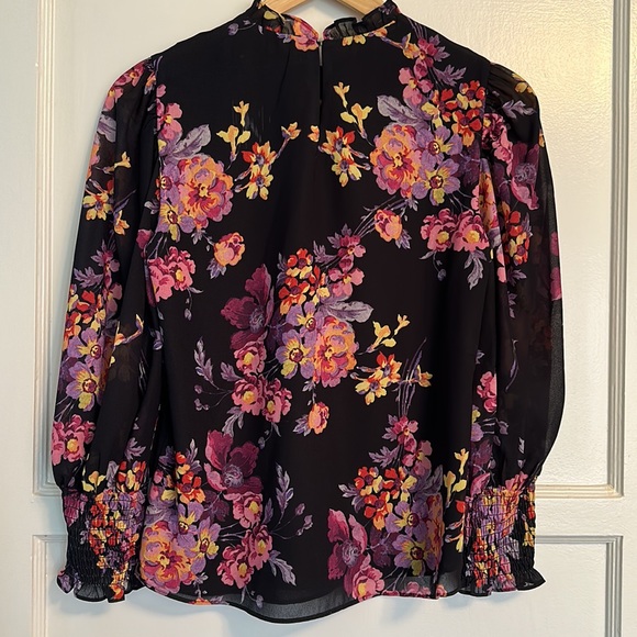 Amanda Uprichard Helene top in Evening Blossom - Picture 3 of 7